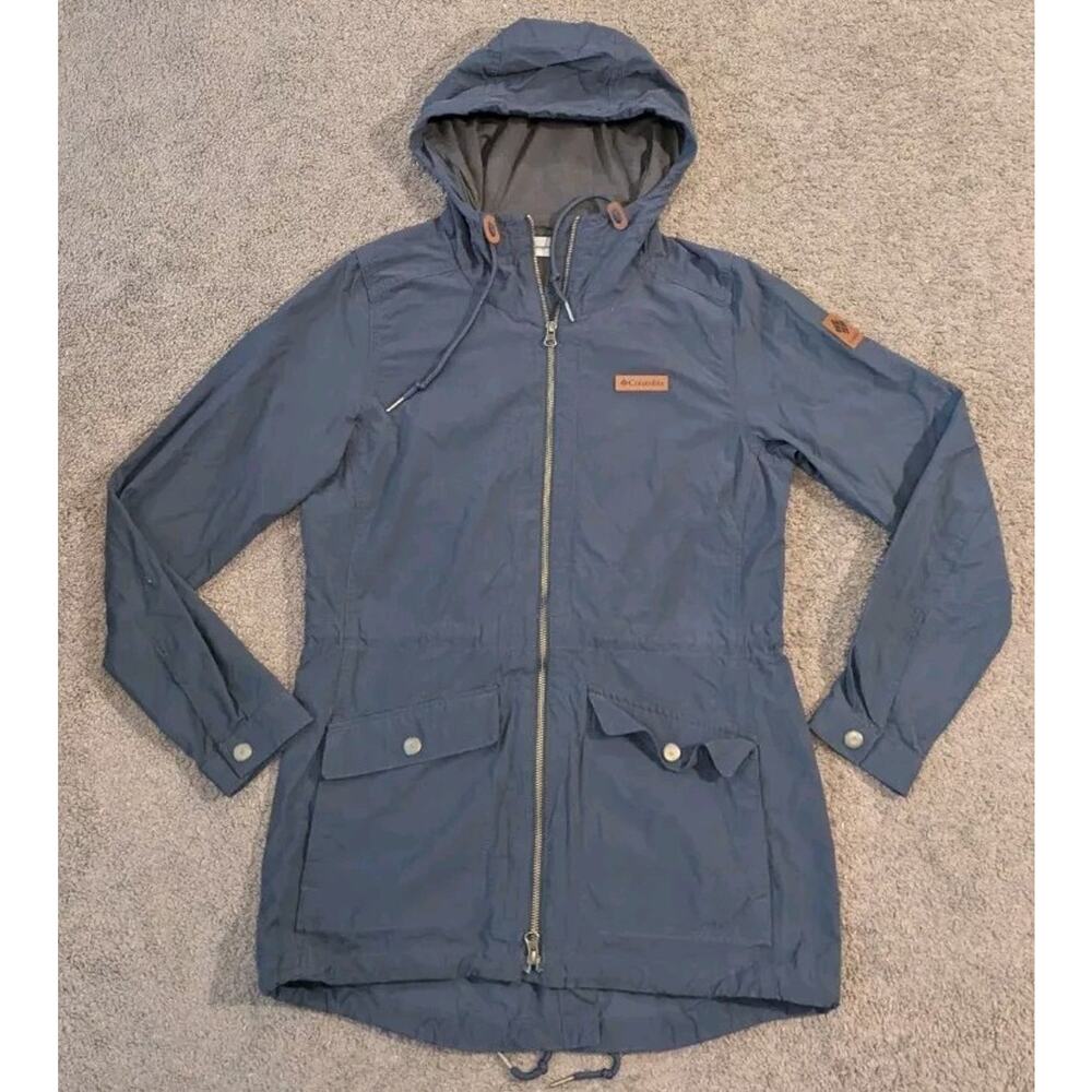 Women's Columbia Cultus Lake Long Hooded Anorak Jack 1728411 Small